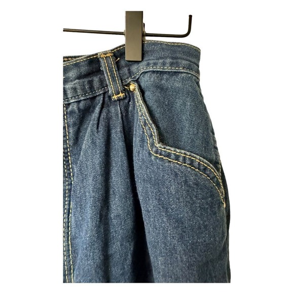 Zena Vintage High-Waisted Mom Jeans Dark Wash Denim Retro 90s Style Size 12‎ - Picture 6 of 15